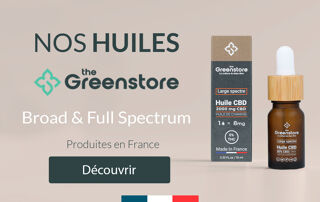 Huiles Broad et Full Spectrum The Greenstore