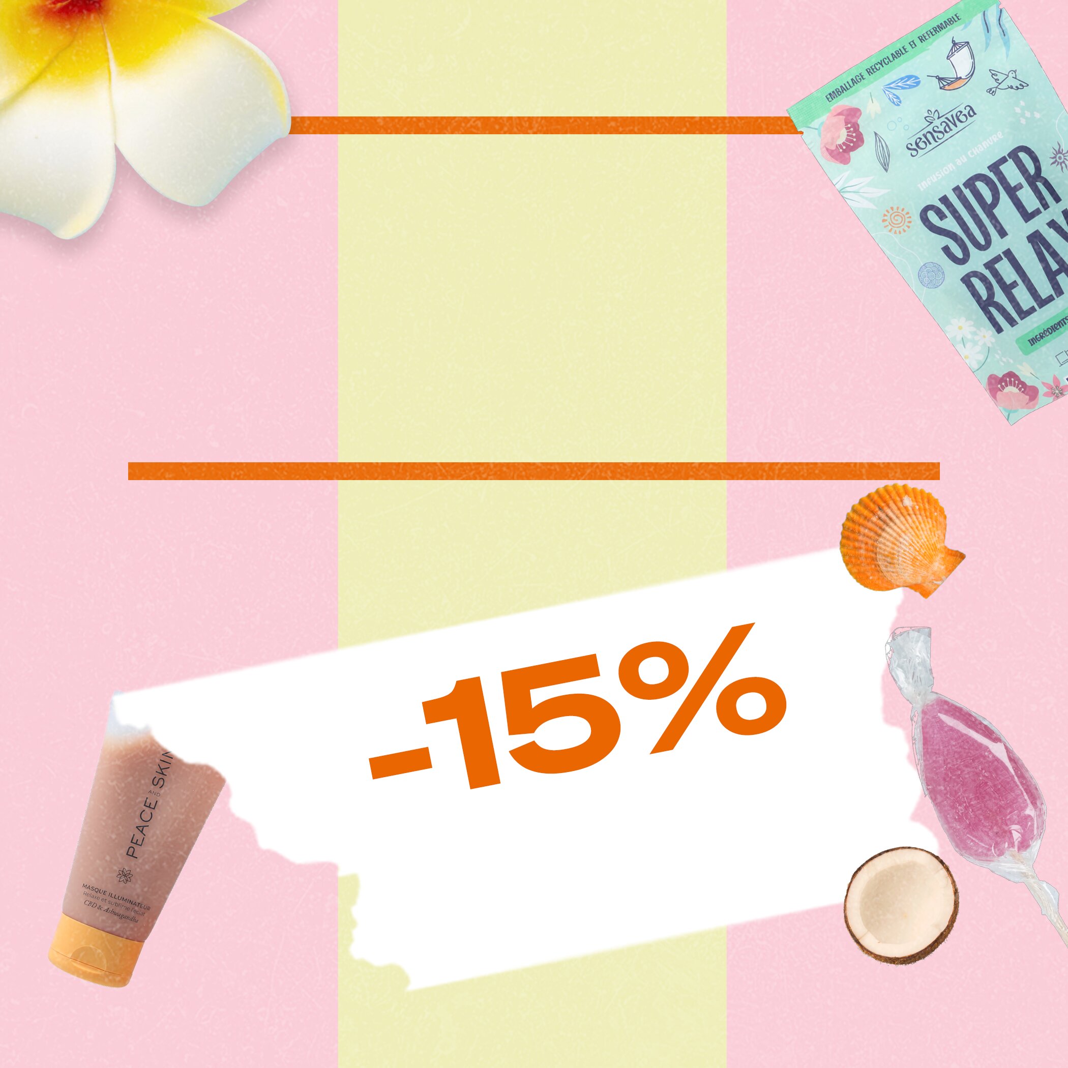 Soldes d'été : -15% sur les infusions, bonbons, cosmétiques
